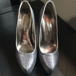 Sparkle heels.